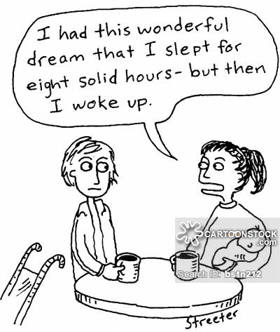 I had this wonderful dream that I slept... but then I woke up.