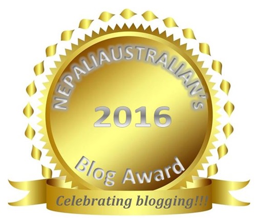 nepaliaustralianblogaward2016